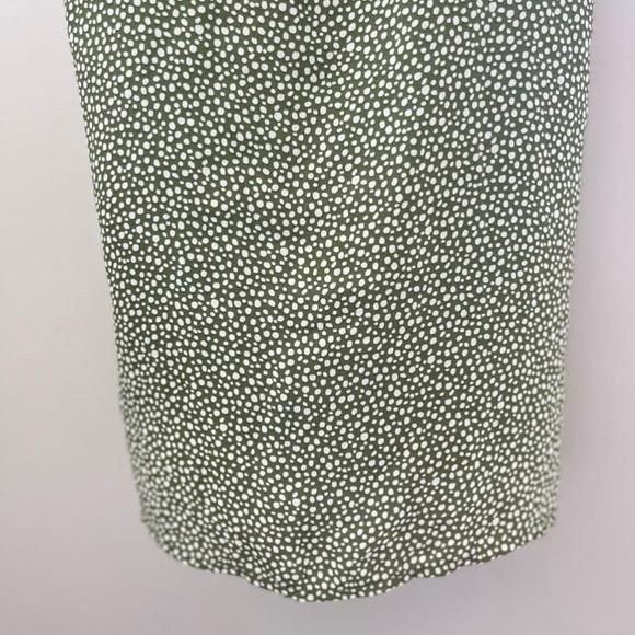 ABERCROMBIE & Fitch Green Polka Dot Mini Dress Women’s Size Small - Picture 3 of 10